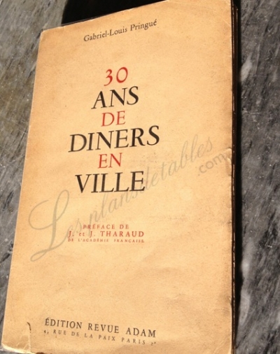 30 ans de dîners en ville - Jean-Louis Pringué